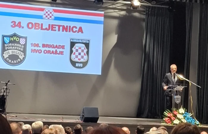 KUV 54. spb na obilježavanju 34.godišnjice  106. brigade HVO Orašje